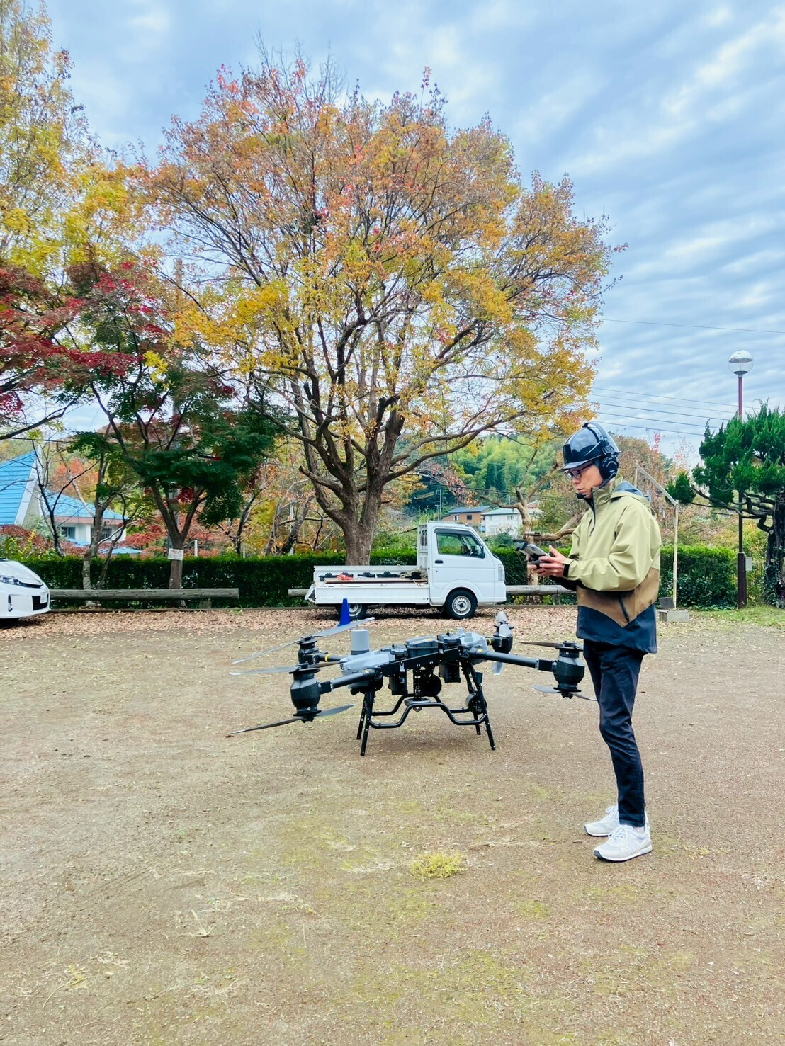 ドローン防災訓練